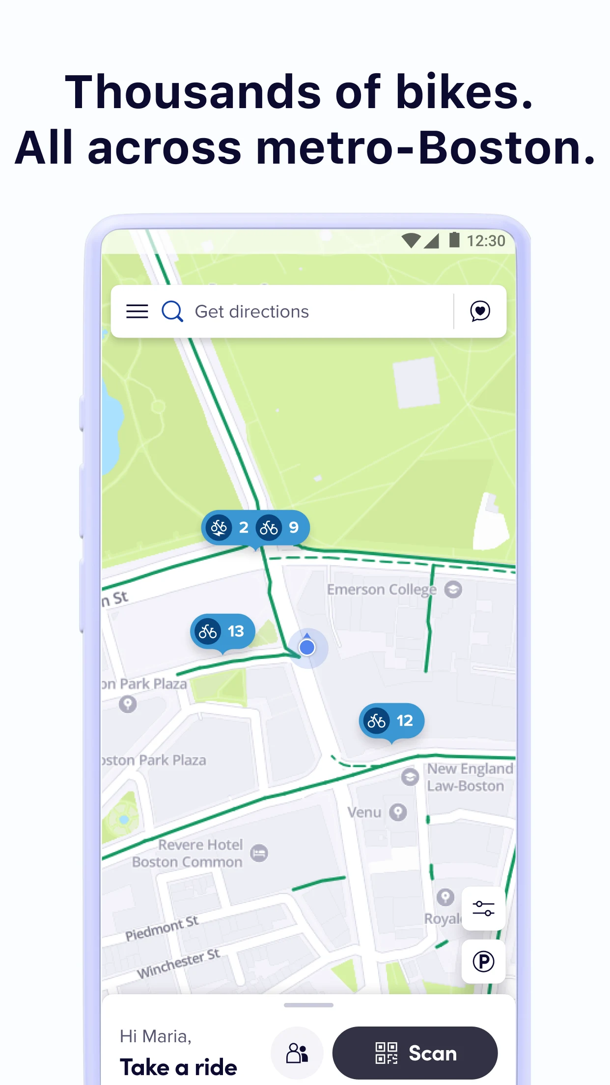 Bluebikes screenshot