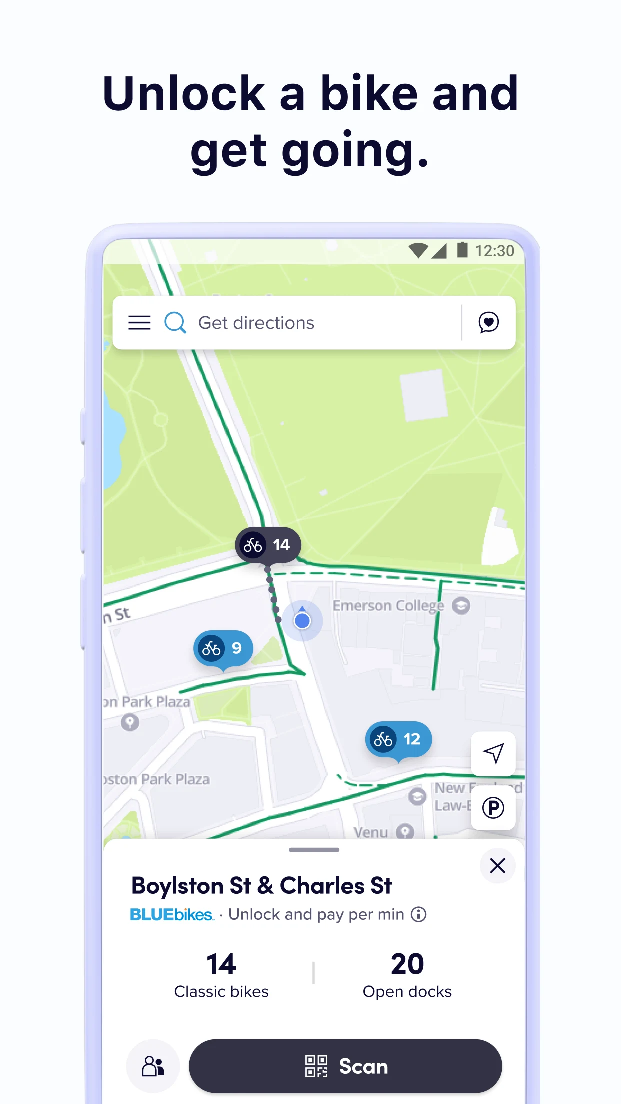 Bluebikes screenshot